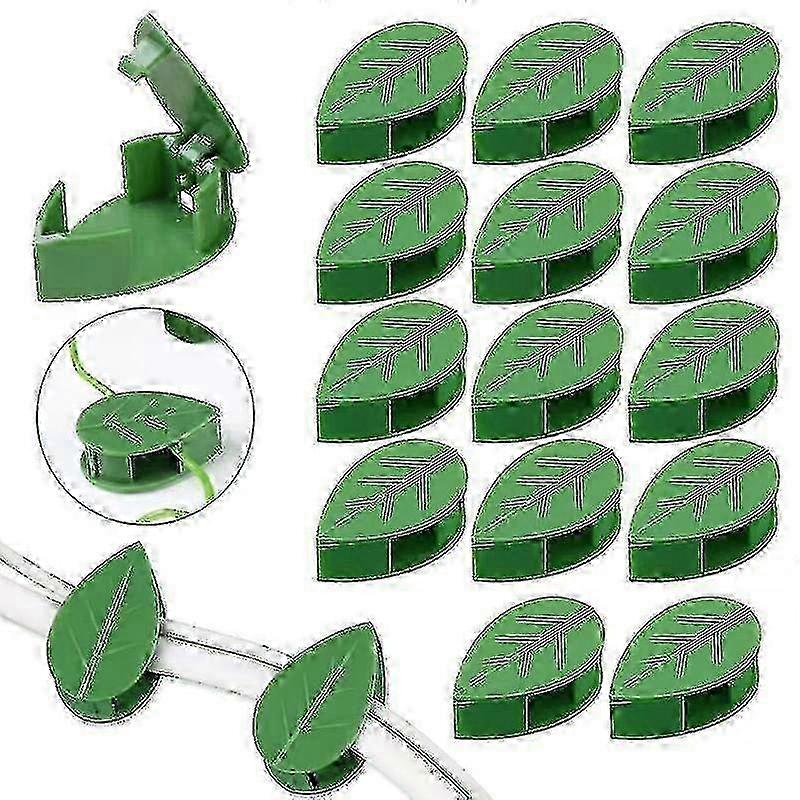 10PCS Plant Climbing Wall Fixing Clip Invisible Rattan Hook Leaf Shape