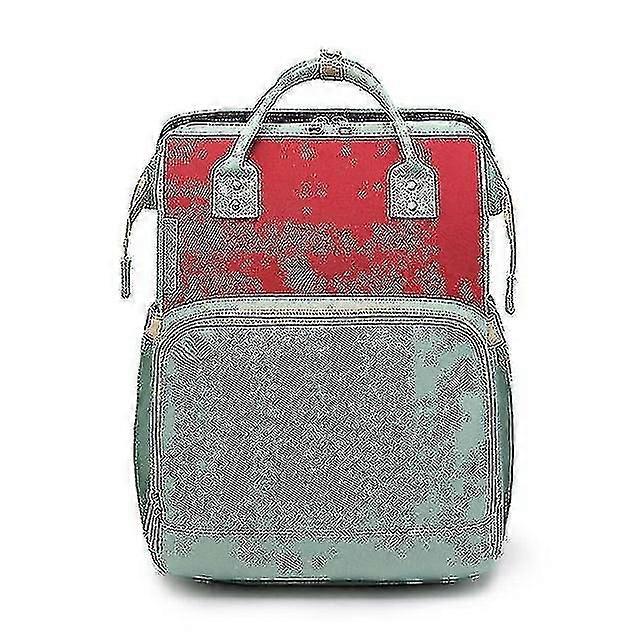 Fashion Portable Folding Crib Diaper Bag Multi-function Large Capacity Baby B