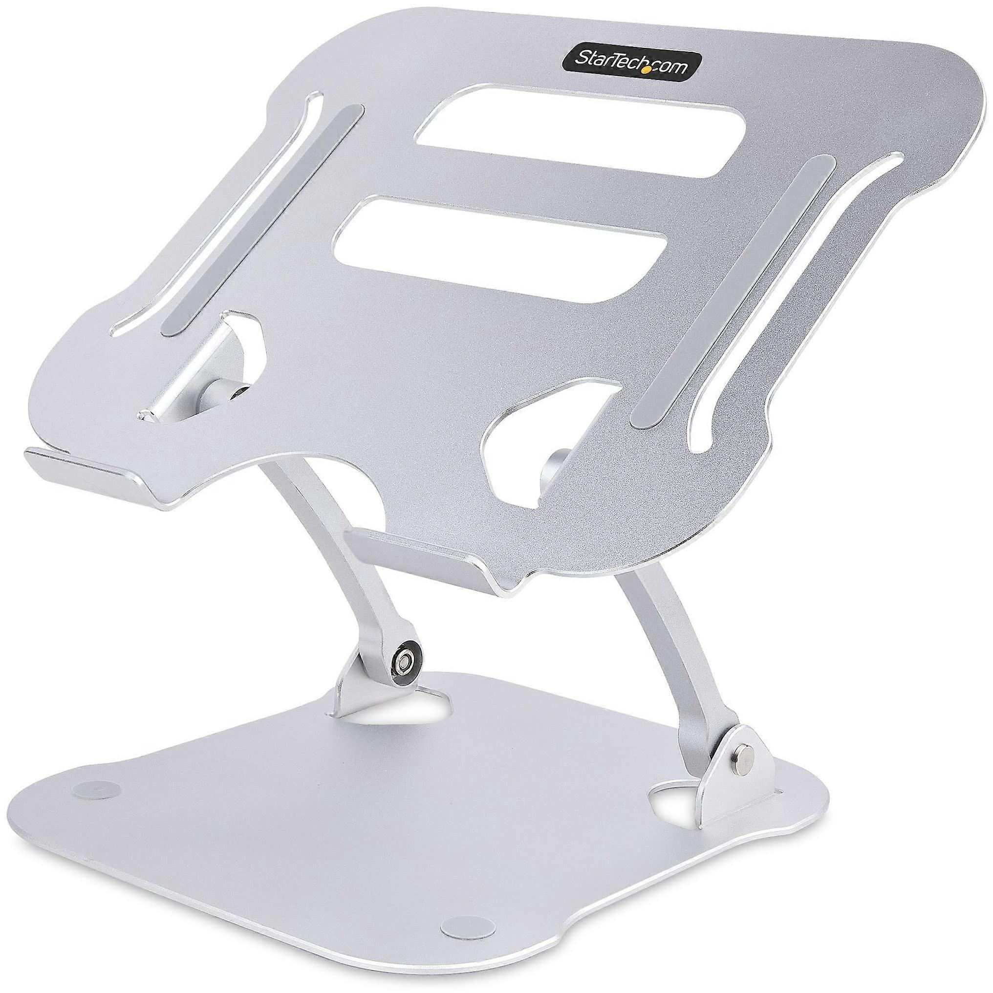 ADJ Laptop Riser Notebook Stand, Silver, Adjustable Height 4.7 x 8.9 x 10.6 Inches, Compatible with All Laptops