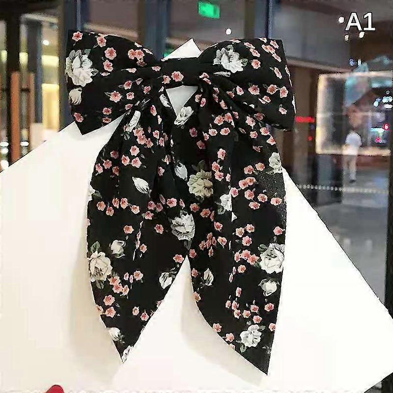 Arc Pince à cheveux Corée Mode Style Grand Arc Ruban Attache à Cheveux Petit Floral Frais Épingle À Cheveux Bowknot Cheveux Bec De Canard Clip Accessoires
