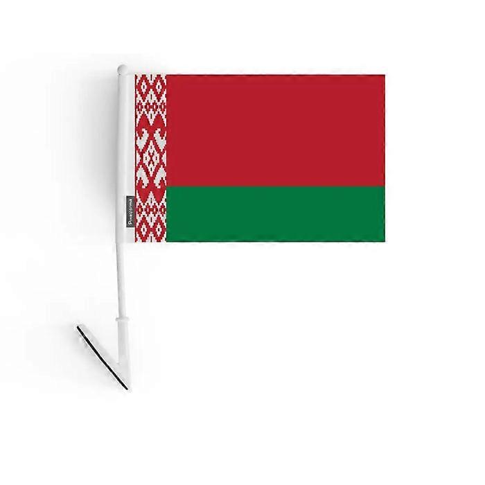 Adhesive Flag – Belarus – 14 x 21 cm – Soft Polyester – Easy to Stick – 5 pieces