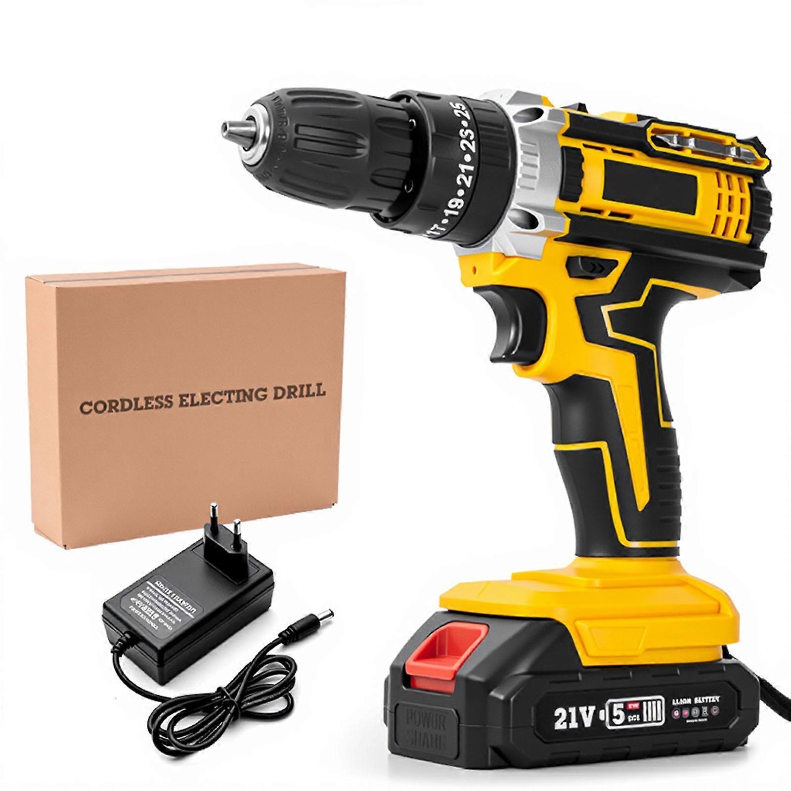 Multifunctional Impact Drill Portable Electric Screwdriver Tool Impact Drill Hammer Power Tool Adjustable Speed Control