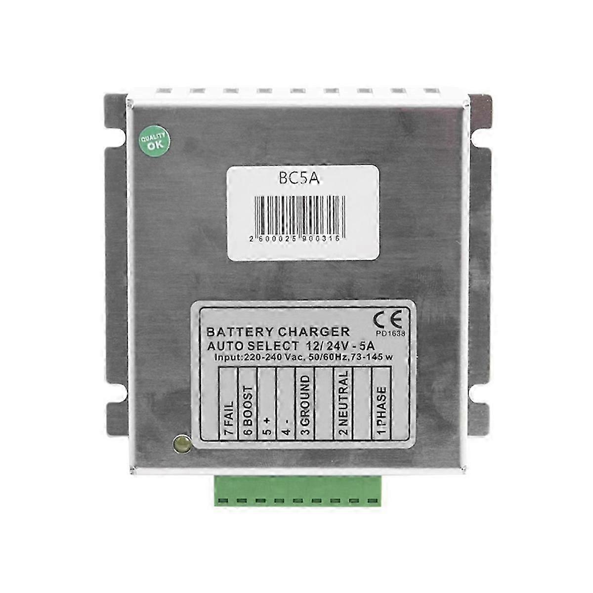 BC5A 12V/24V Generator Intelligent Battery Module Float Chargers