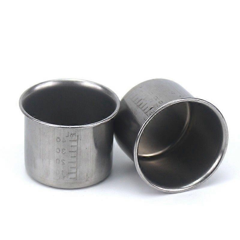 Stainless Steel Cup Small Measuring Cup with Scale Portable Mini Measuring Scoop for Travel for Liquid Mixing and More 40ml