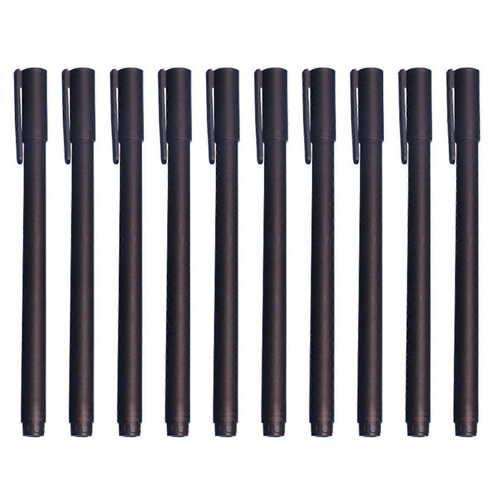 10x/set 0,5 mm Στυλό μελανιού γέλης Μαύρο ουδέτερο στυλό ταχείας ξήρανσης Στυλό μελανιού Business Signature Pen Στυλό ομαλής γραφής