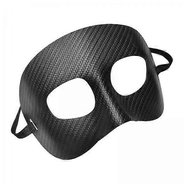2x Black Basketball Face Nose Guard Protective with Padding Elastic Strap PVC