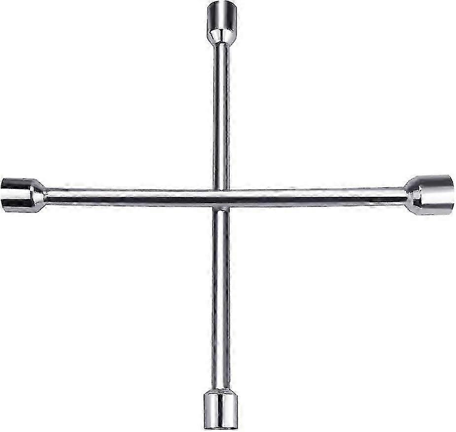 Car Cross Key 35*35cm Car Wheel Cross Key Car Wheel Cross Key (Silver)