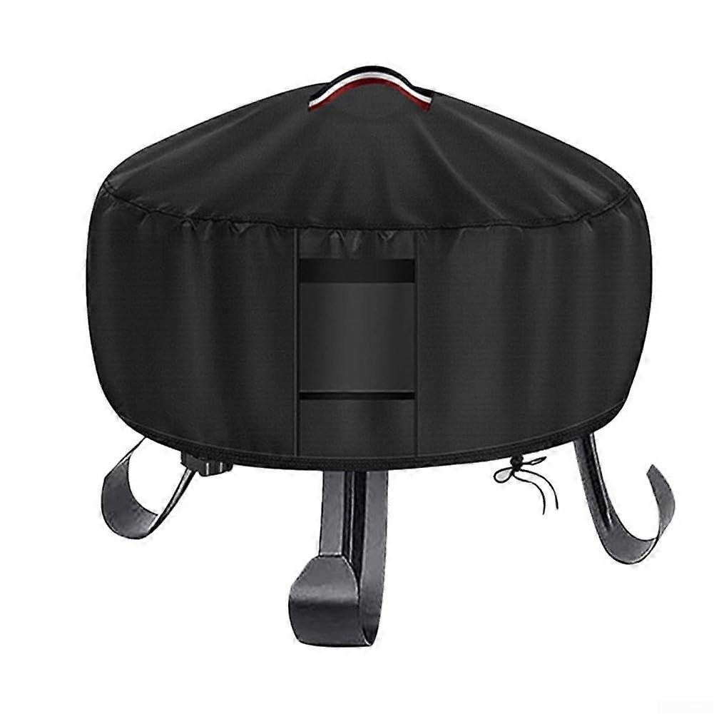 Easy tallation, round chimney cover, stable handles for chimney cover, windproof design (T 91.4 x H 86.4 cm) D36H34inches