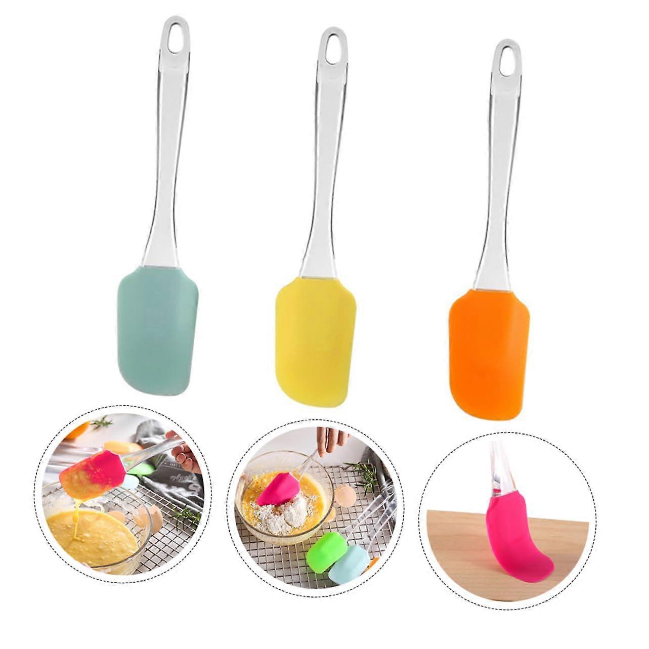 Cream Spatula Silicone Spatula Set Dough Scraper Terrine With Lid Oven Gloves