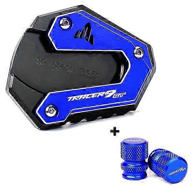 Motorcycle Accessories Kickstand Foot Side Stand Enlarger Pad Tire Valve Cap Compatible with Similar Brand Models from 2021 to 2023