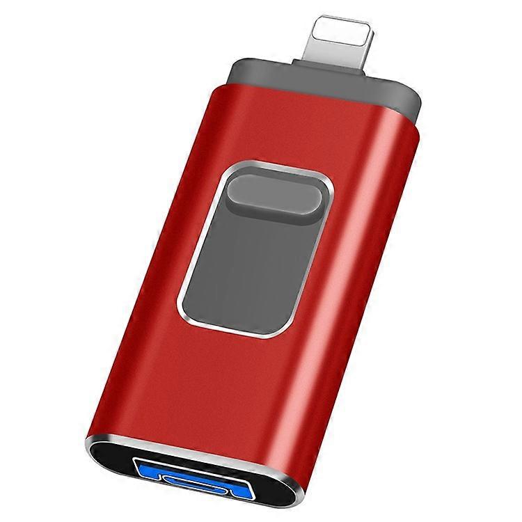 RICHWELL R-01B 32GB USB Memory Stick Compatible For iPhone Android PC, Portable USB 3.0 Flash Drive Thumb Drive Photo Stick