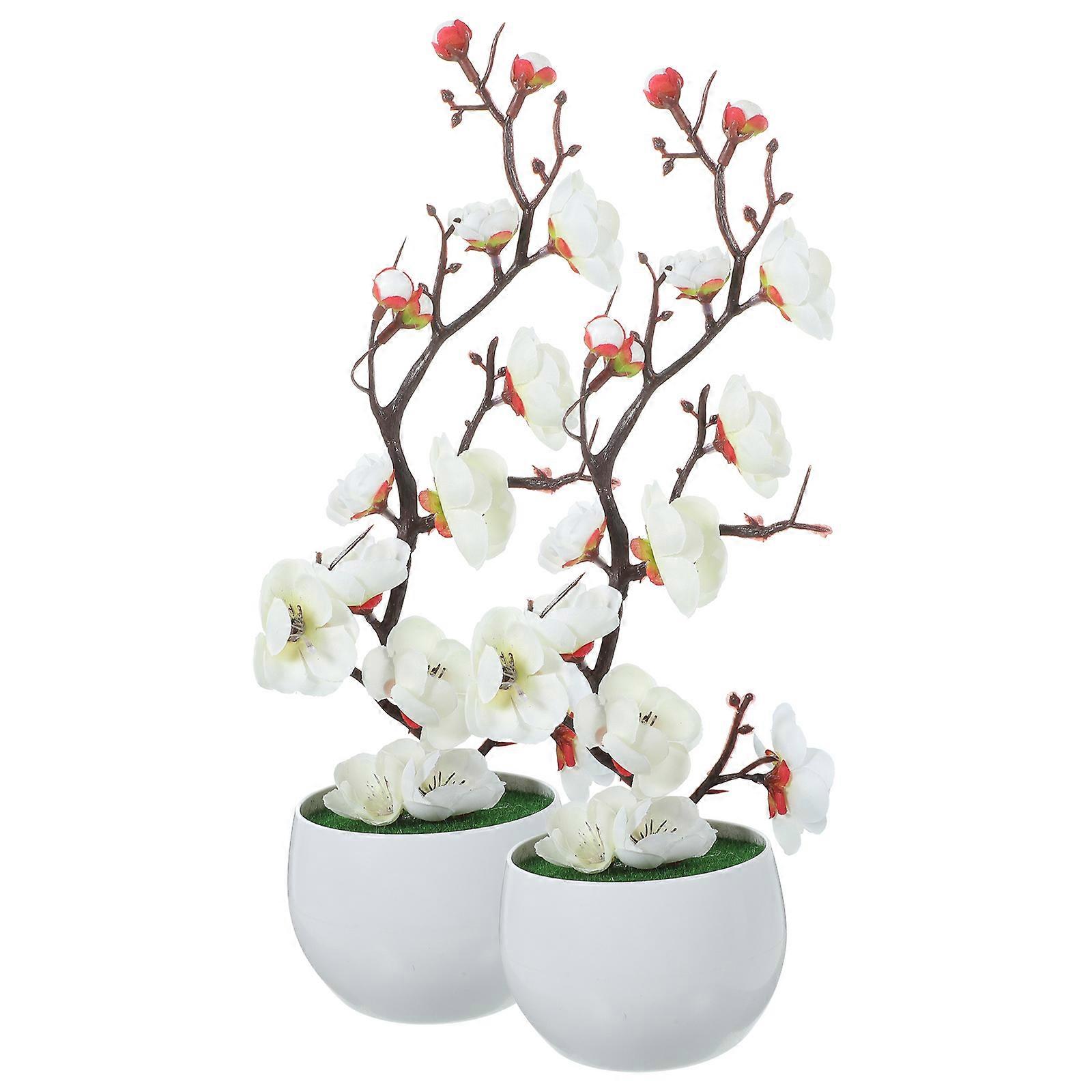 Fake Plum Blossom Arrangement, Adds Charm to Your Space