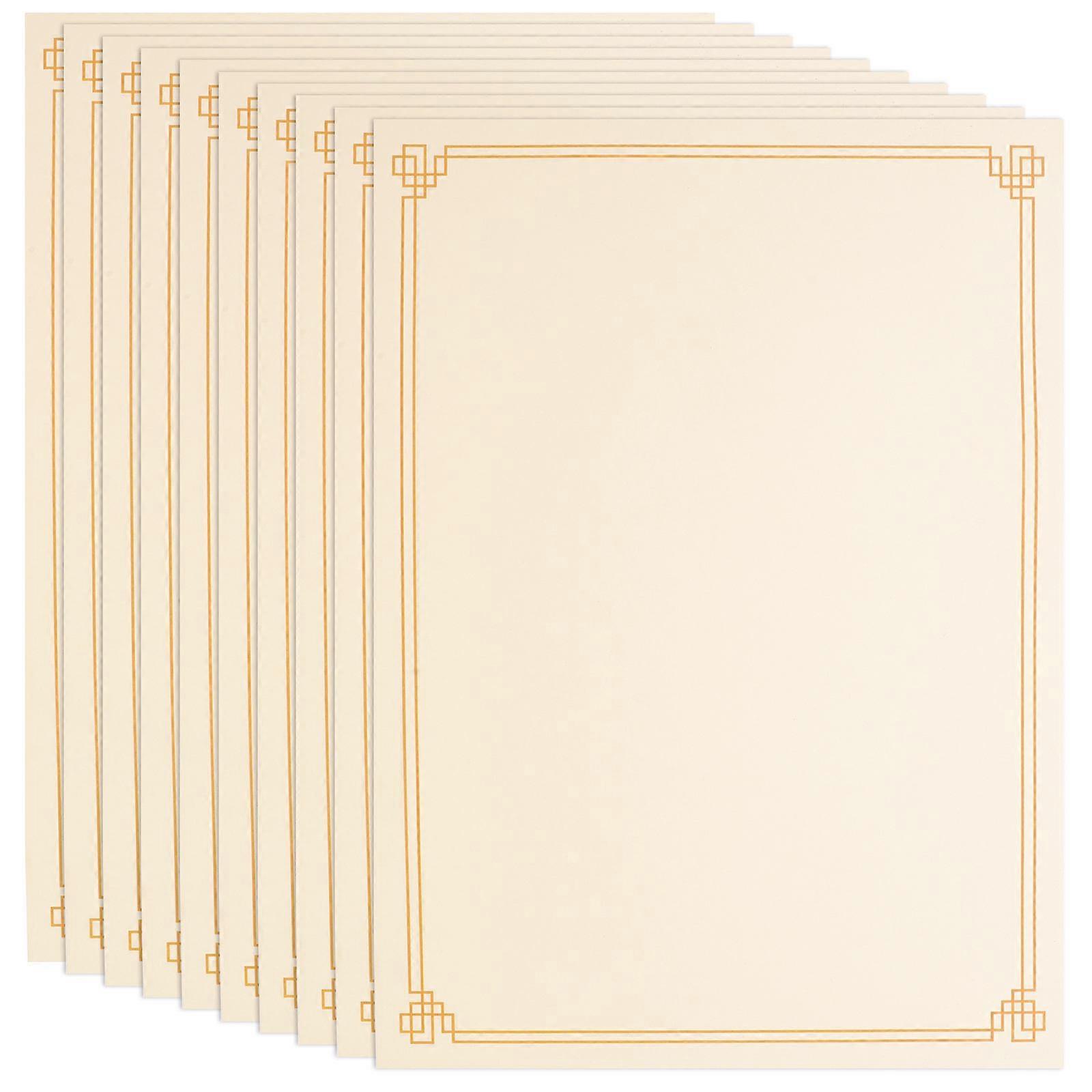 Certificate Paper for Awards, Made from Material with Comfortable Grip