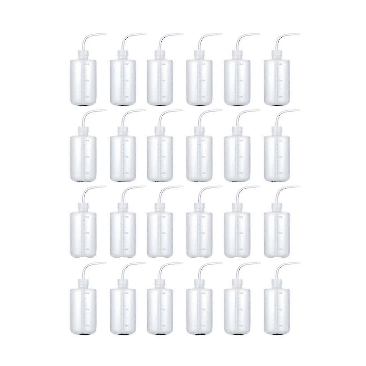 24 Pieces 500ml Plastic Squeeze Wash Bottles for Liquids, Economical Quality Lab Wash Bottles Suitable for Various Uses