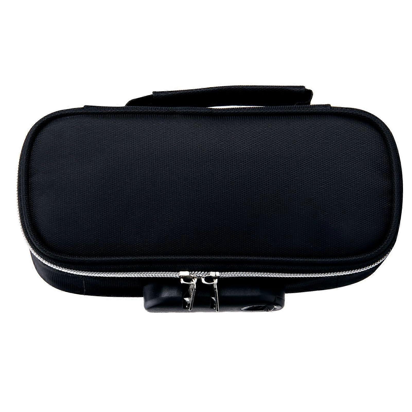 Secure Combination Lock Minimalist Canvas Design Handle Black