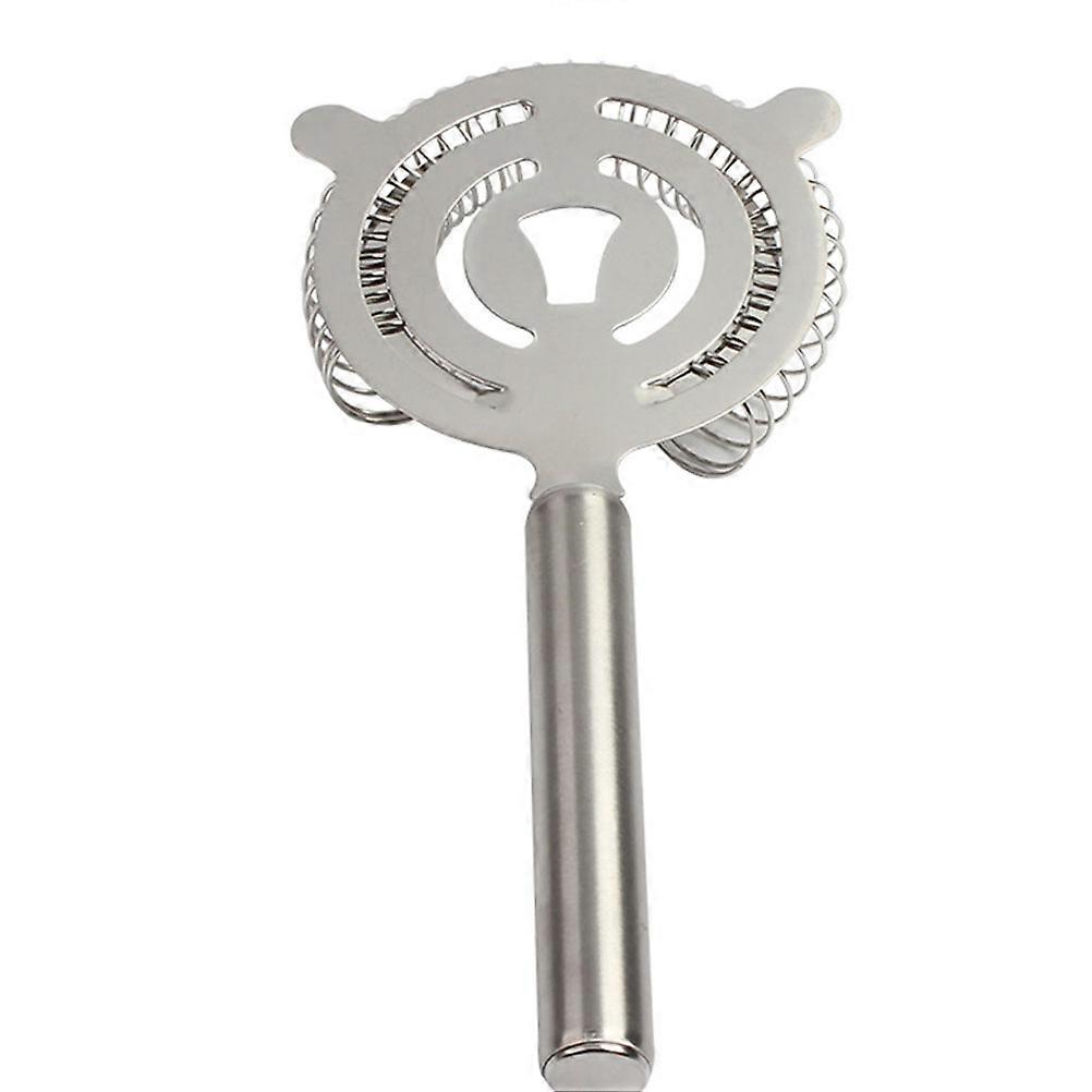 Stainless Steel Filter Spoon With Handle For Home Drink Mixing Fruit Pulp Separation 19.5X9cm Silver Professional Use 2Pcs