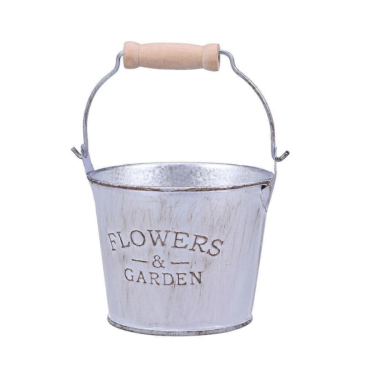 Flower Bucket Home Decoration Creative Iron Bucket