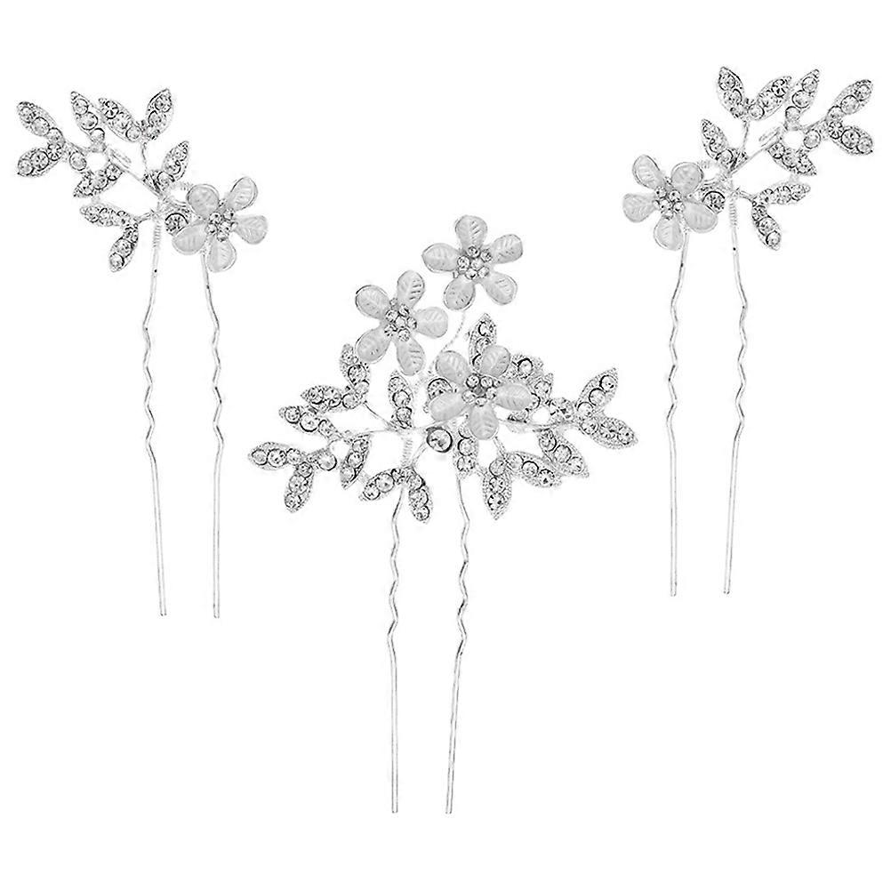 Here's a polished and professional product description for your **3pcs Vintage Bride Hairpins Set**:
### ✨ 3 Piece Vintage Bride Hairpins Set –