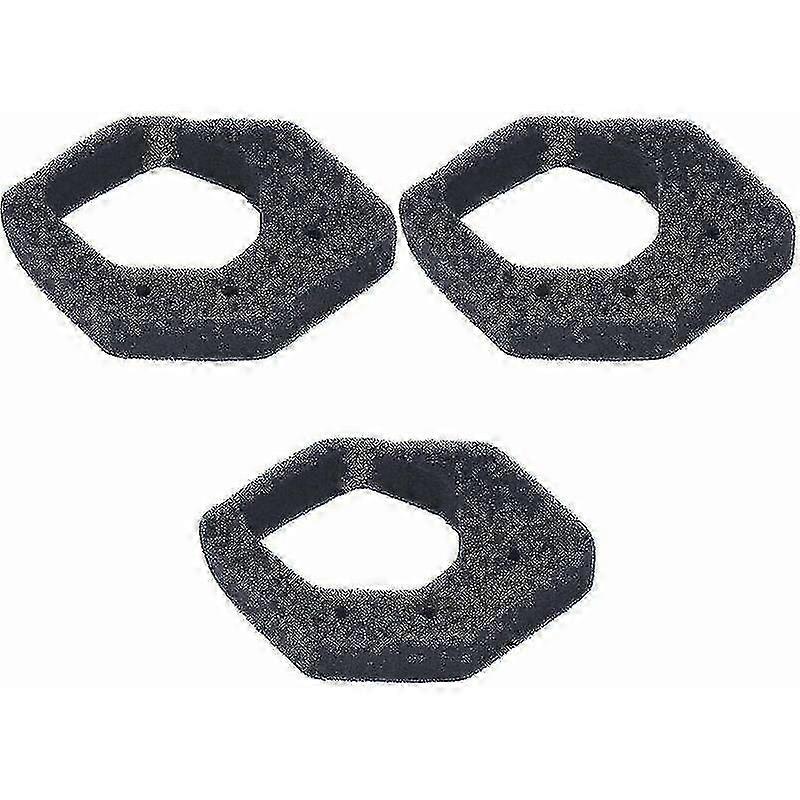 3-Pack Replacement Air Filters for Gas Trimmers and Brush Cutters with 17mm Mounting Size