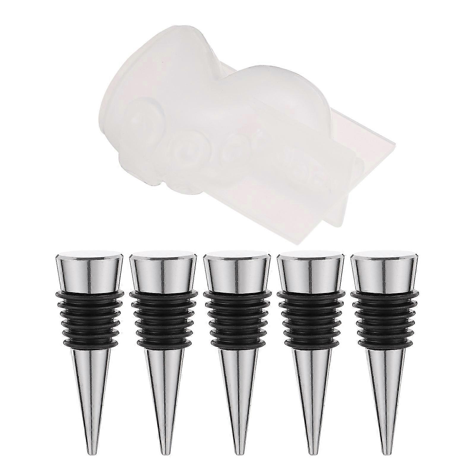 Animal Shape Craft Mould Octopus Molds Silicone Material Multi-Colored 6.5X5Cm Diy Bottle Stopper Making 1Set