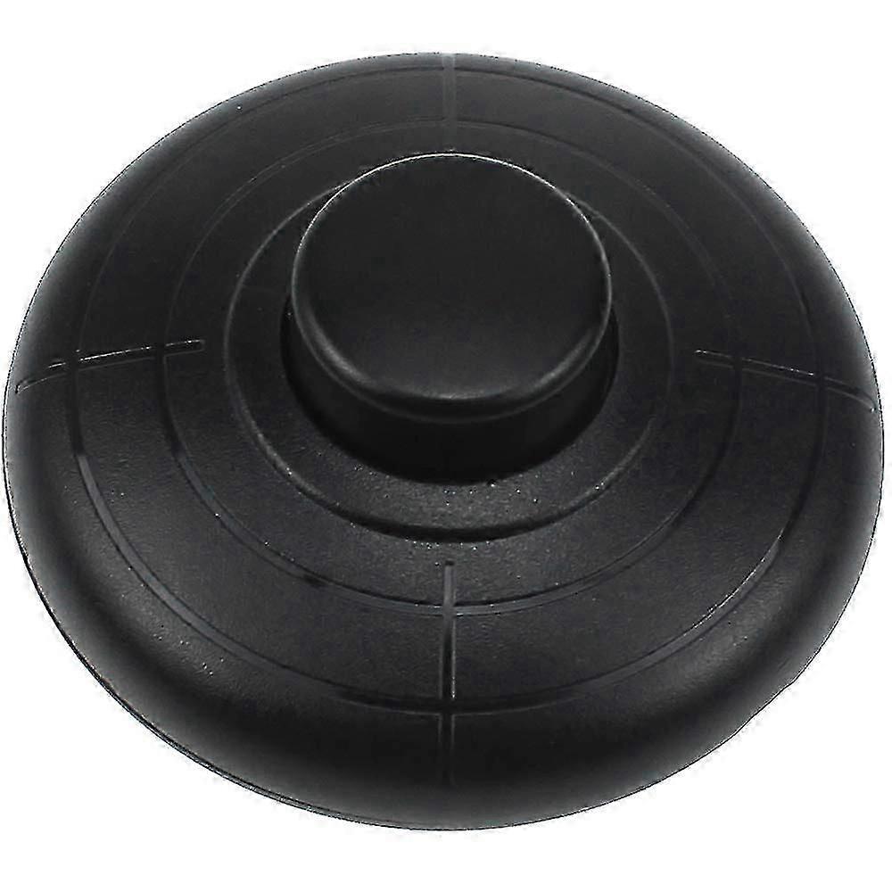 In-line Foot Switch For Standard Lamp Round In-line Foot Switch For Floor And Table Lamp - Black
