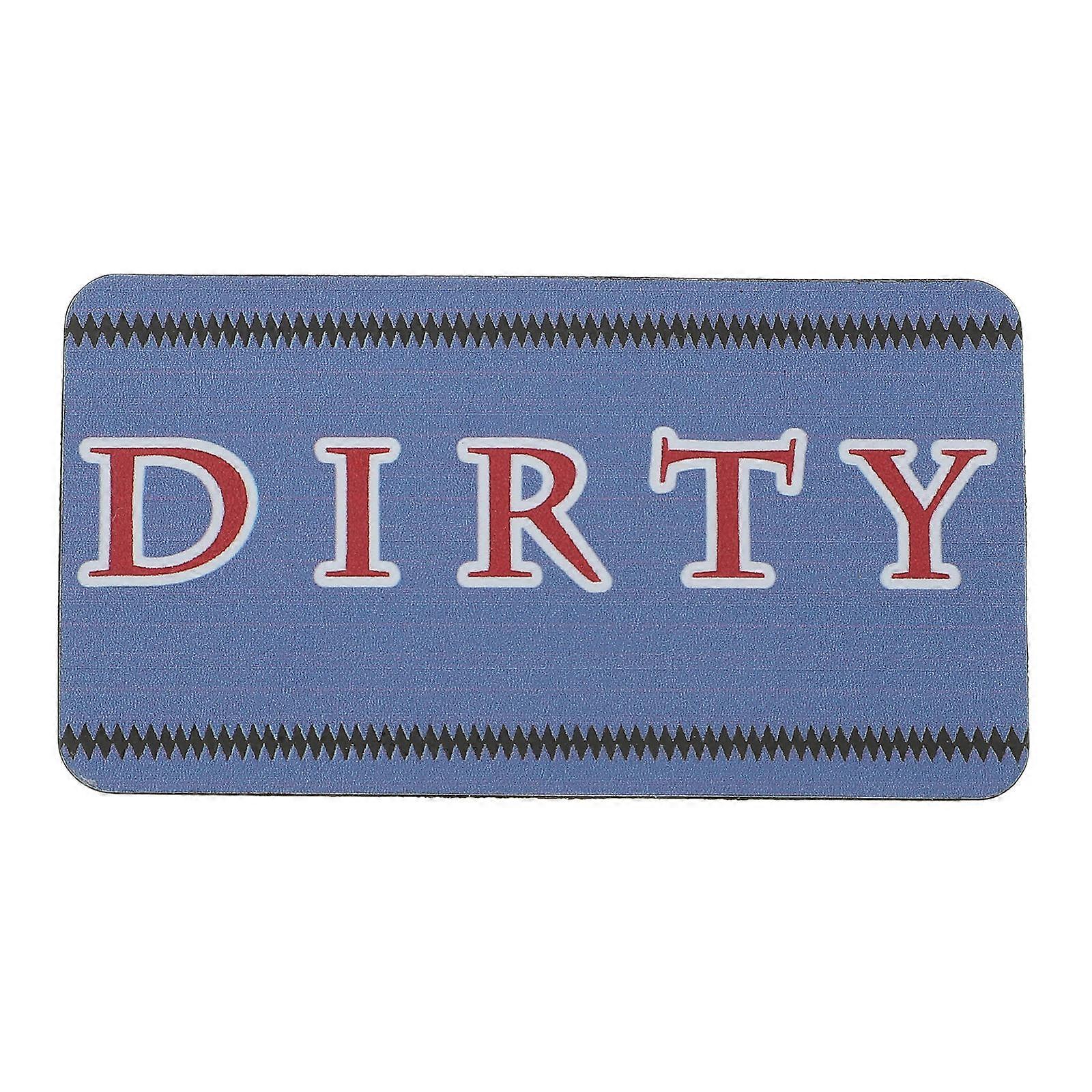 It sounds like you're describing a product listing or looking to improve the description of a **Dishwasher Magnetic Indicator Sign**. This type of