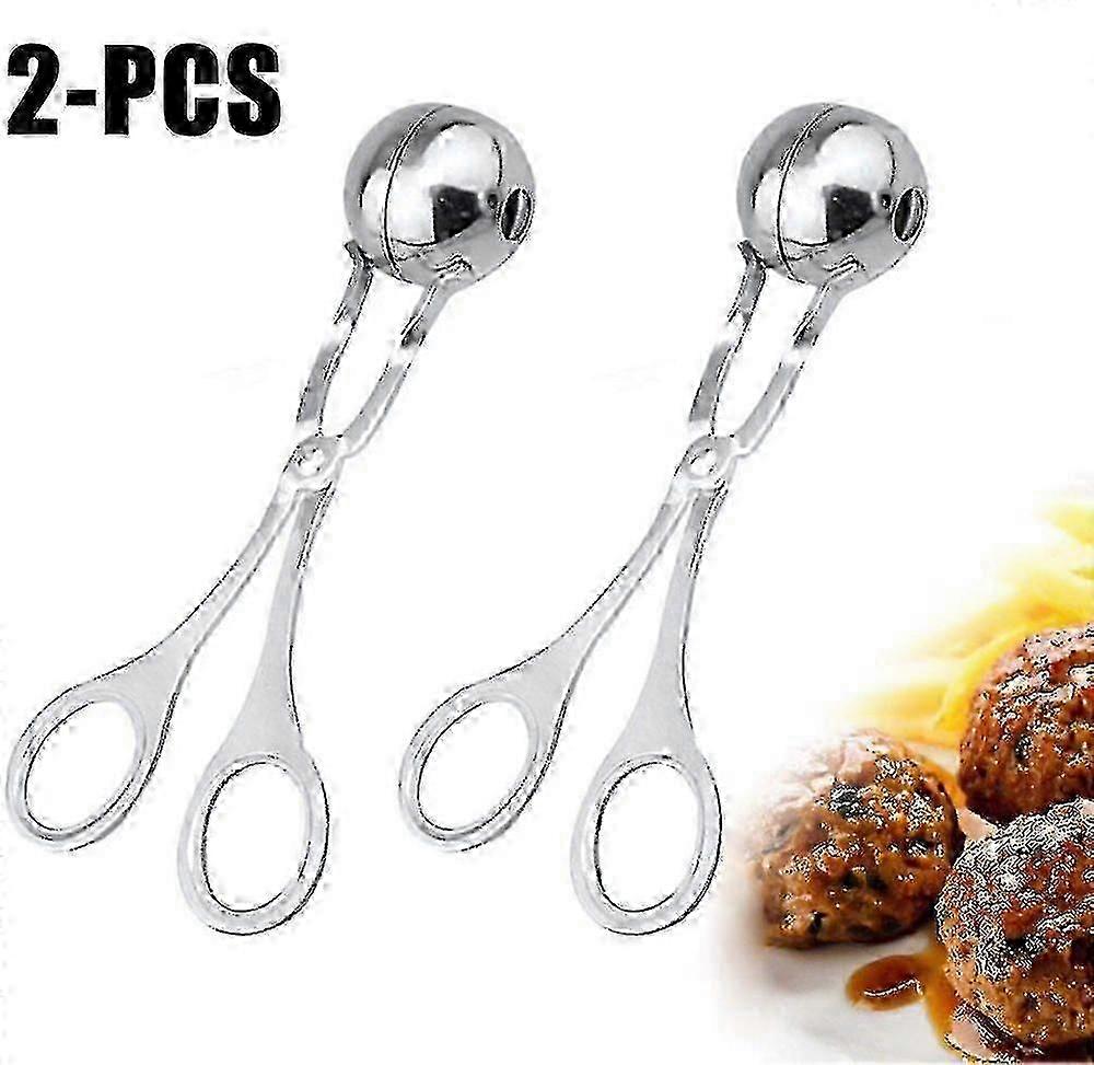 Rustfrit stål kødboller maker Tong køkkenredskab
