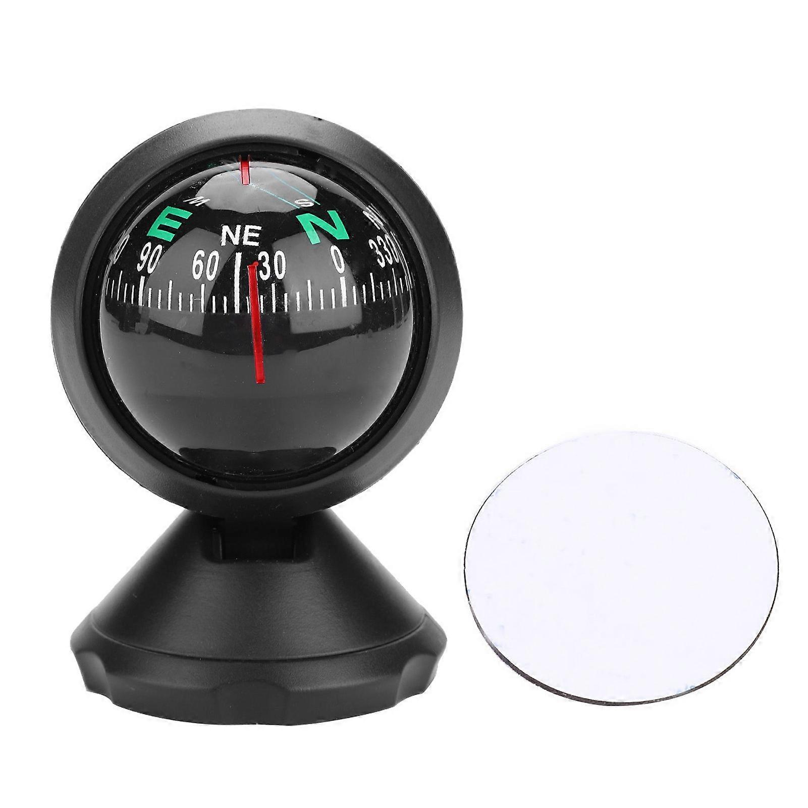 Black Electronic Compass with Adjustable Night Vision for Boat and Vehicle