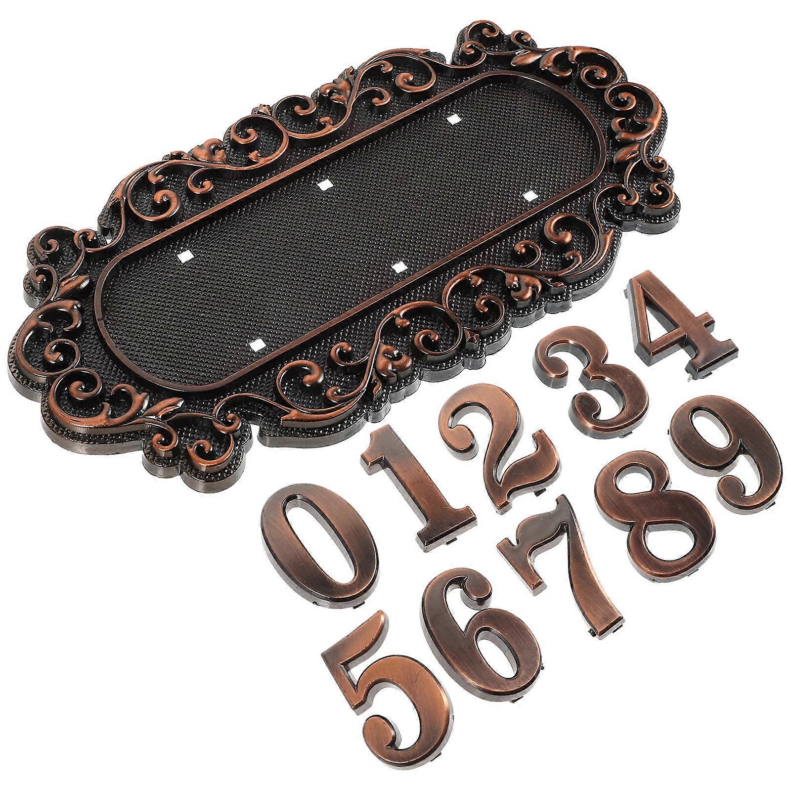 Creative Door Plaque Door Sign For House Acrylic Rectangular Property Managers Office Buildings 17.50X8.50X1.00CM 1 Set