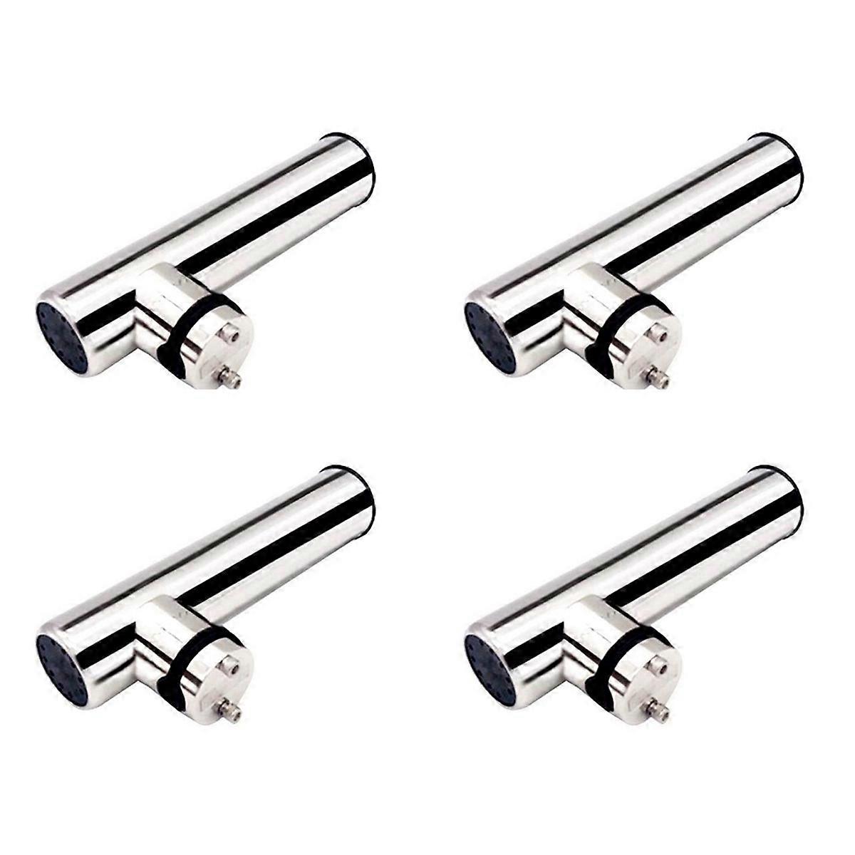4X Stainless Steel Marine Boat Fishing Rod Holder Rack Support for