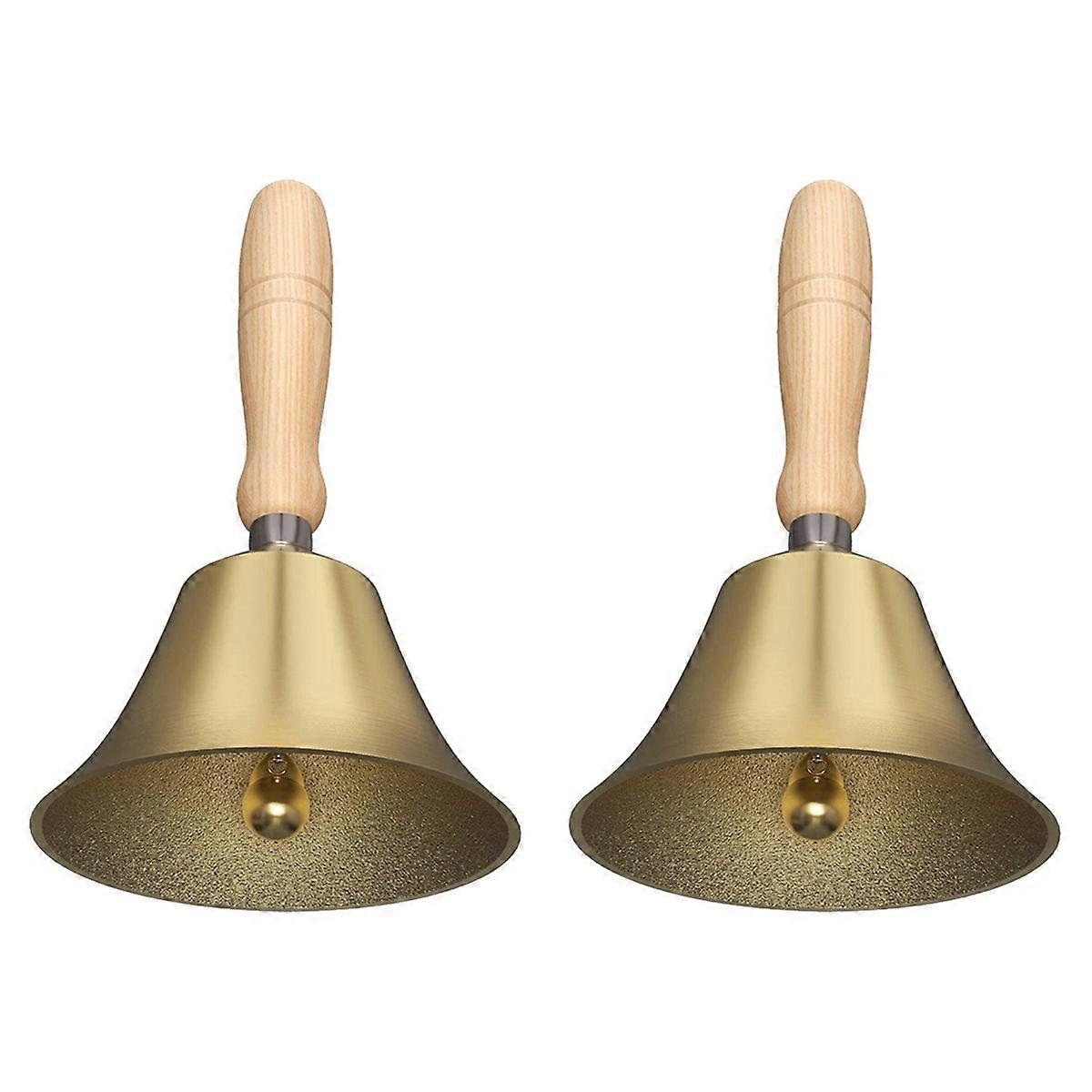 4.33 Inch Large Hand Call Bell with Handle,for Kids &Adults, Weddings