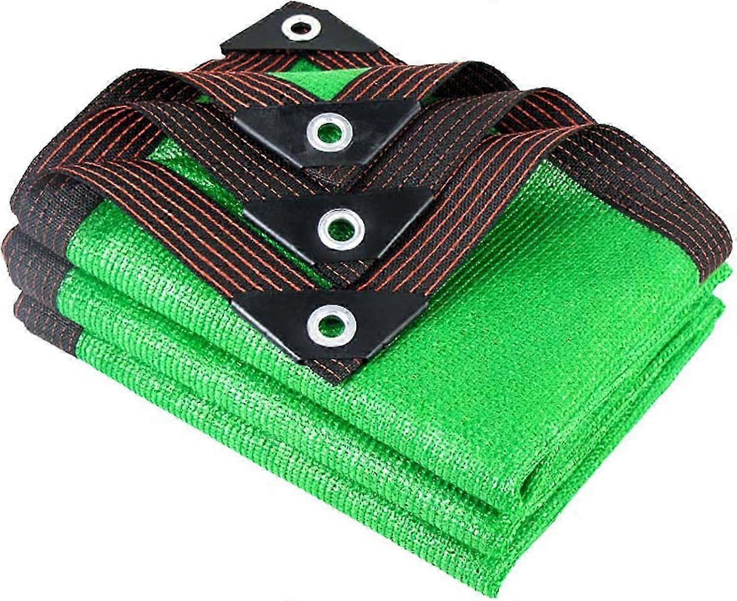 6-Pin Outdoor Shade Netting for Balcony and Car Insulation, Anti-UV Garden Folding Shade Cloth, Windproof and Anti-Aging Mesh Fabric
