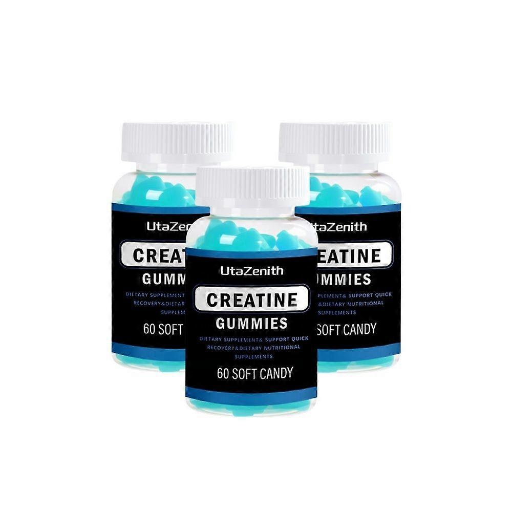 UtaZenith Creatine Gummies, Dietary Supplement, 180 Count