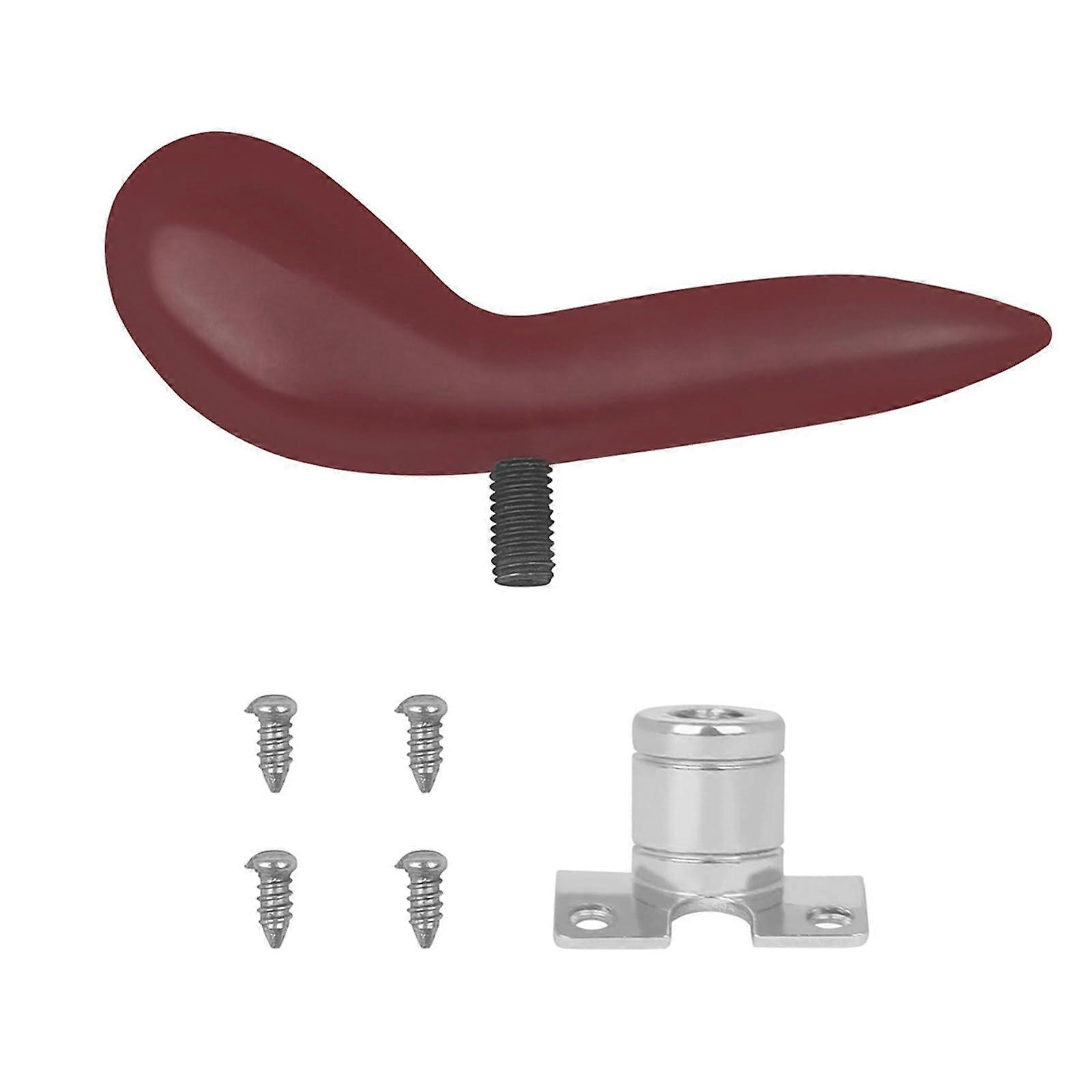 Bassoon hand rest support with mounting screws and base, bassoon thumb rest, practice finger rest, easy installation red