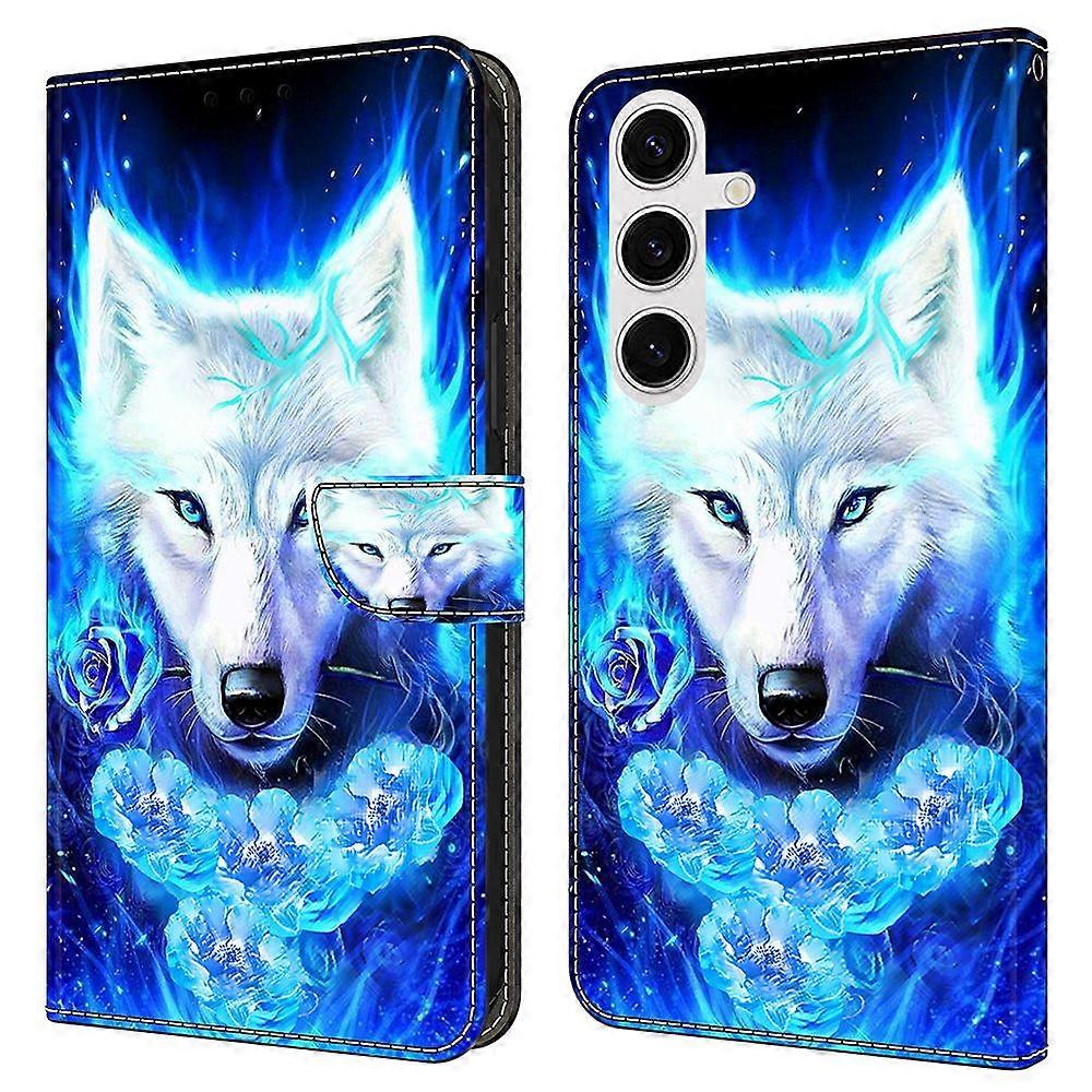 For Samsung Galaxy S25+(Plus) Leather Case Pattern Printing Wallet Stand Flip Phone Cover