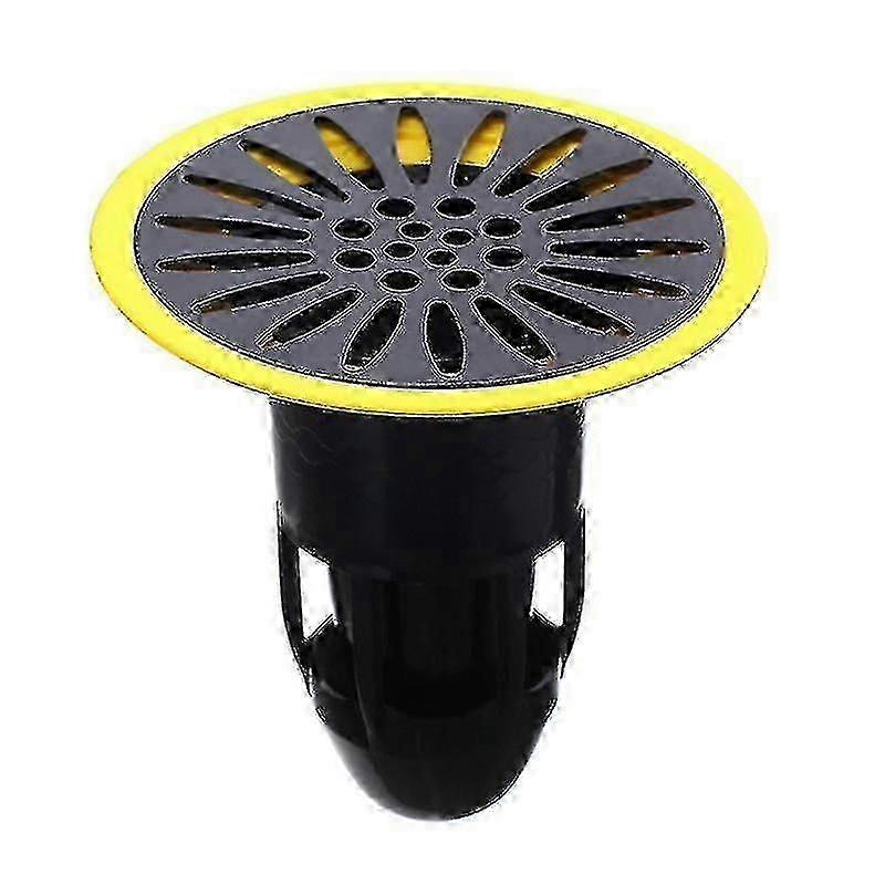 2pcs Smell Proof Shower Floor Siphon Drain Cover Sink Strainer Bathroom Plug Filter
