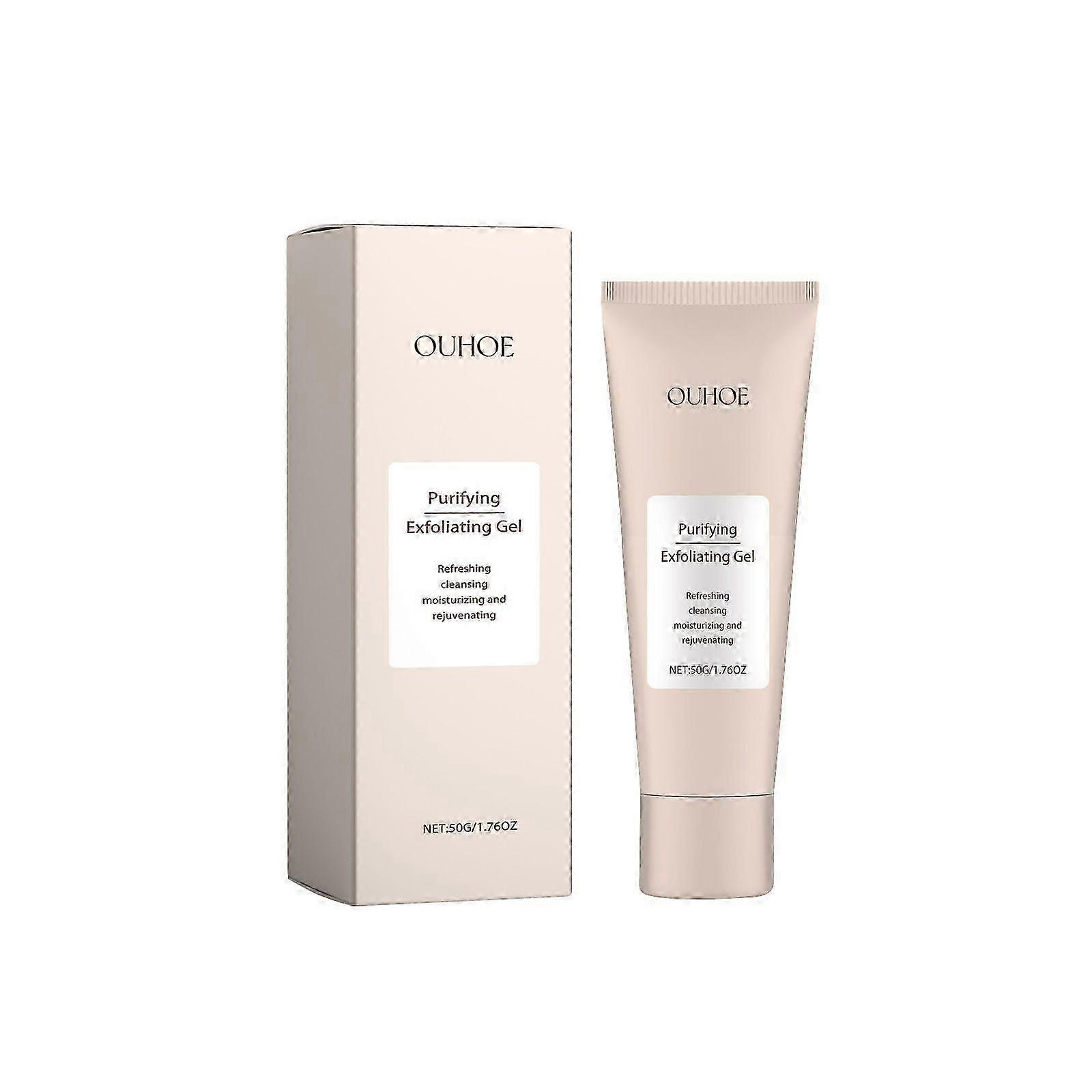 Purifying Exfoliating Gel, Purifying Enzyme Exfoliating Gel, Facial Scrub, Gentle Facial Exfoliating Cleanser, For All Skin Types