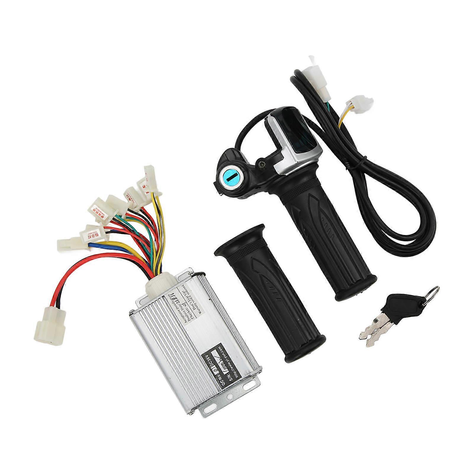 36V 1000W Brushed Motor Speed Controller with Twist Grip, 22mm Handle