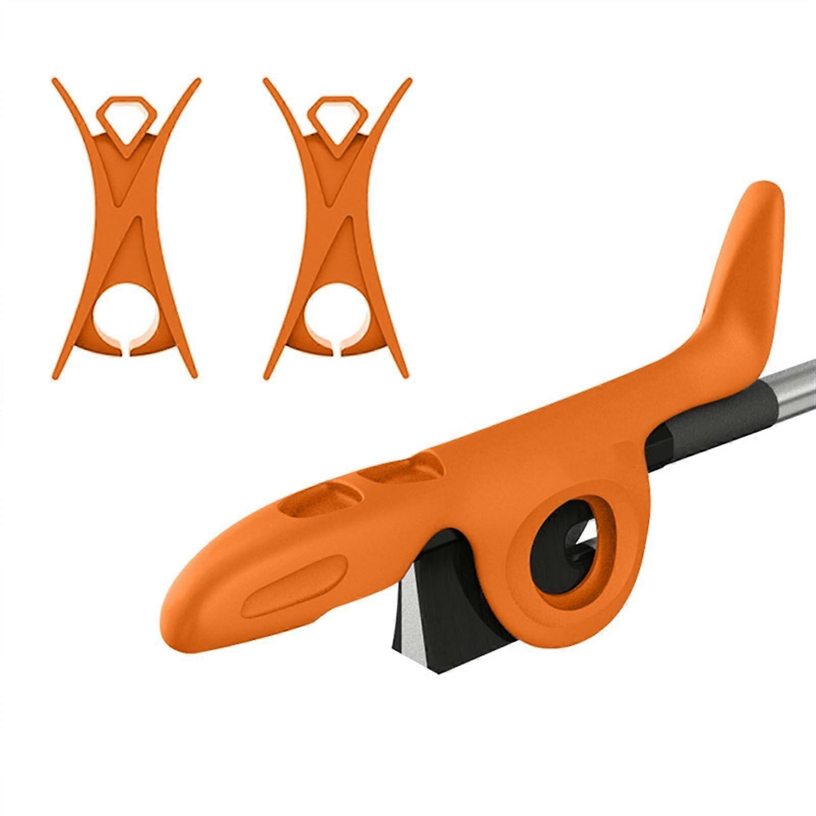 Violin Accessory Set - Violin Bow Grip Correction Tool for Beginners, Violin Viola Bow Grip Adjustment Device in Orange Red
