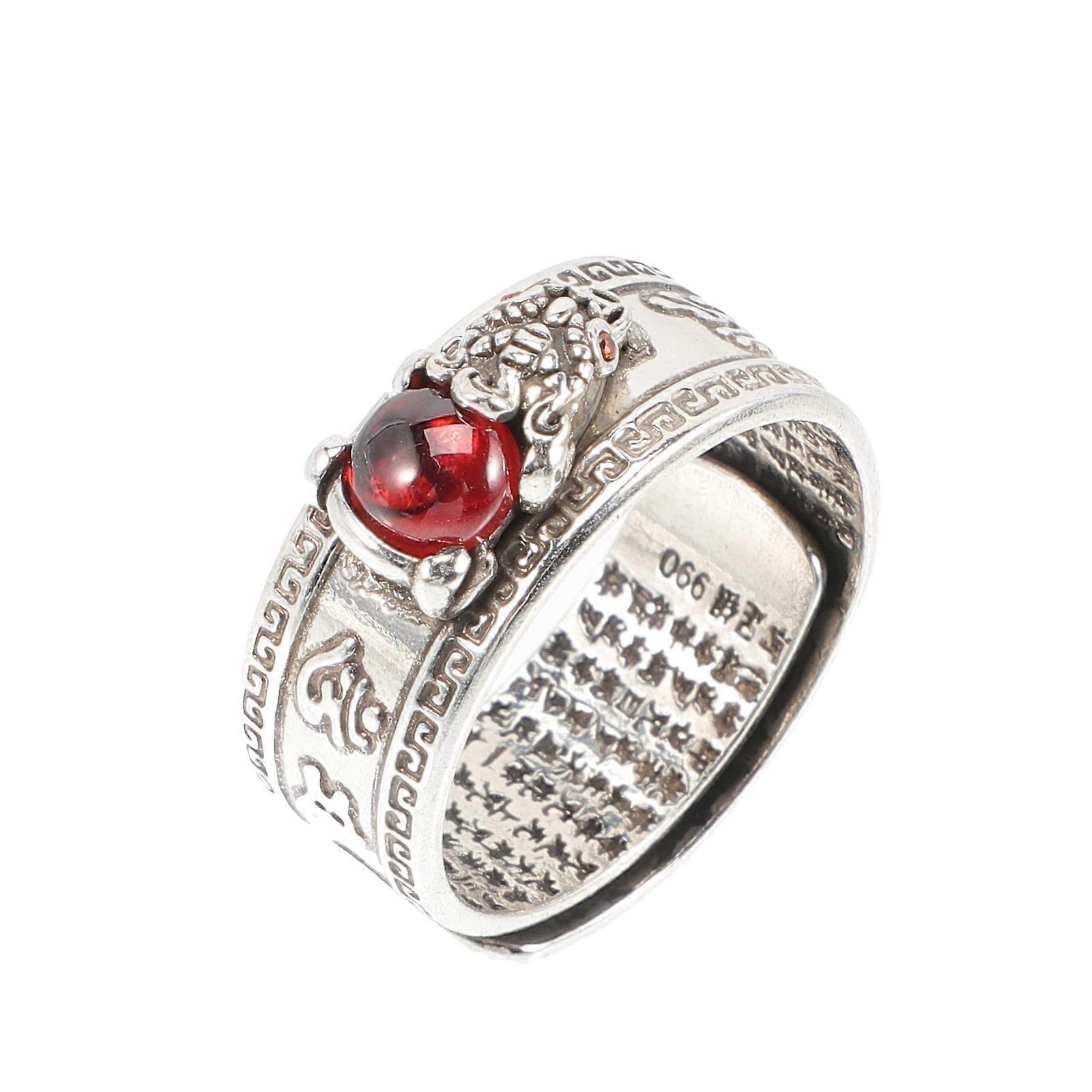 Brave Adjustable Amulet Ring for Men and Women – Stylish Luck Ring with Eye Catching Design for Everyday Wear