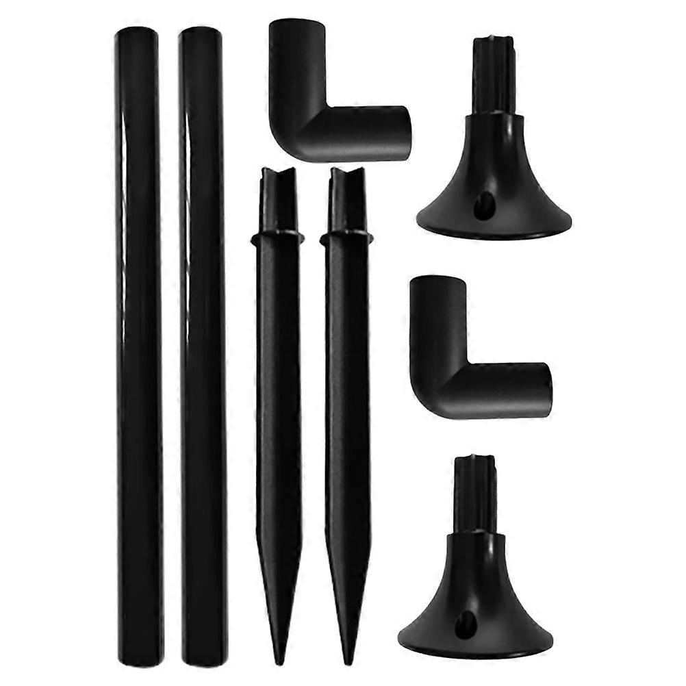 Garden Solar Ground Insertion Landscape Light Stake Black 21.50X2.10X2.10CM Fixing 1 Set