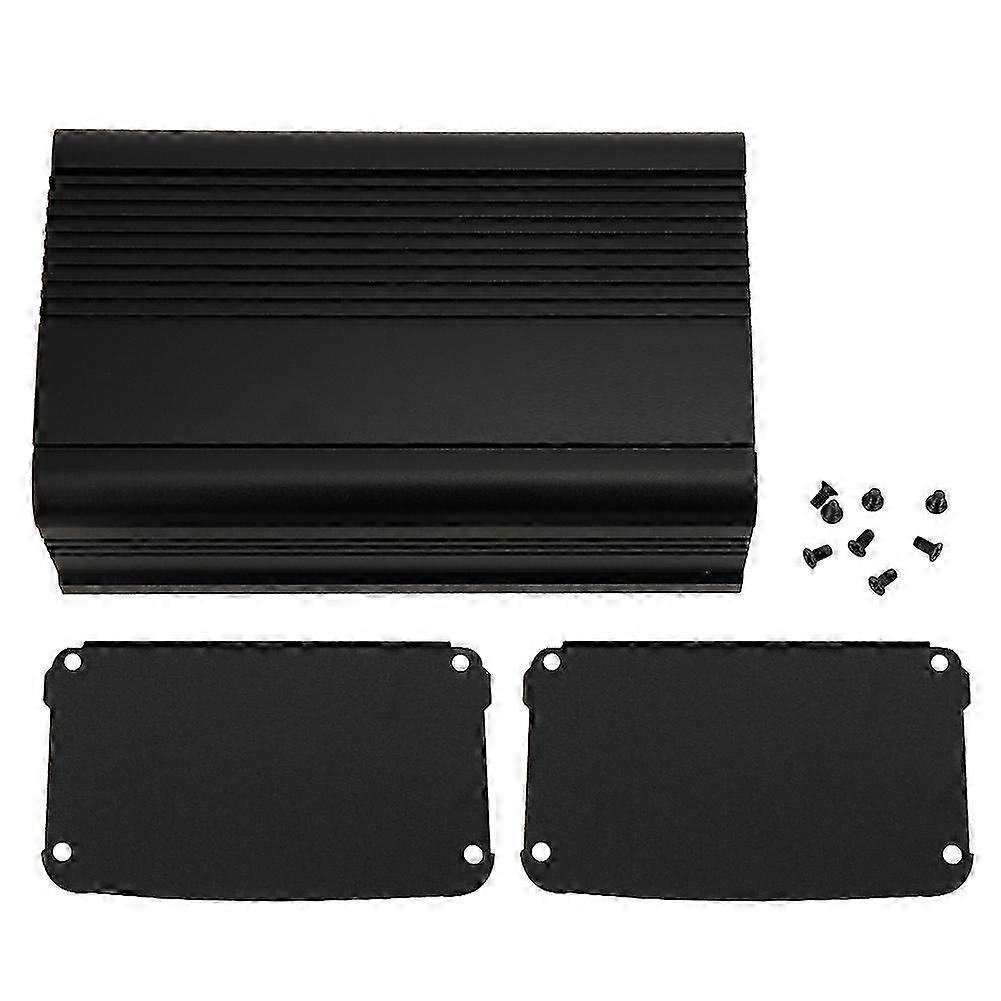 Aluminum Project Box Matte Black Enclosure Case DIY Circuit Board Controller Casing 55x95x150mm