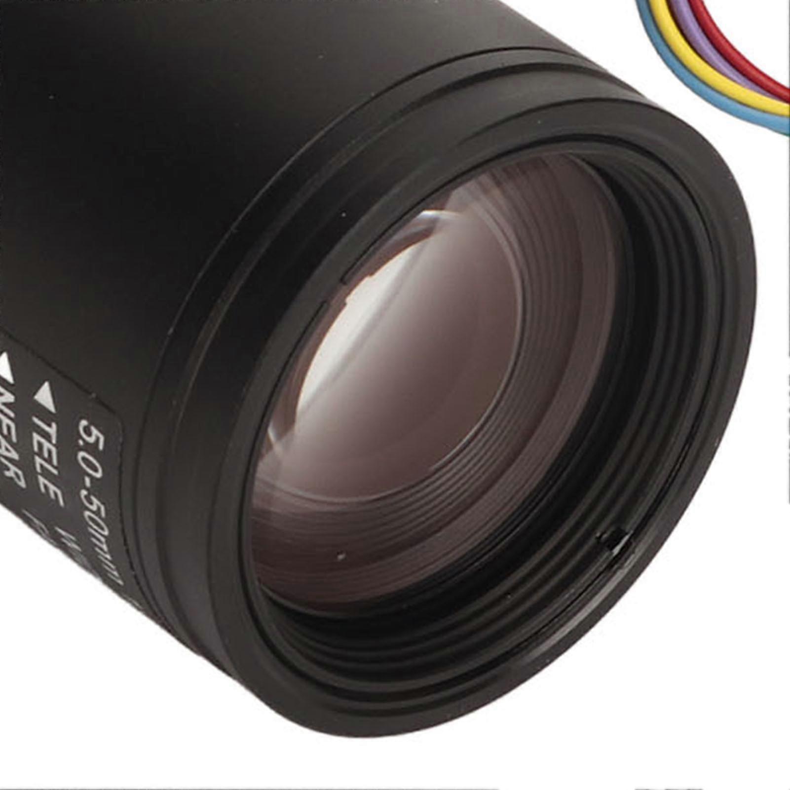 Motorized Zoom Lens 5 to 50mm 2MP Precise High Brightness Autofocus Zoomable HD IR Camera Lens