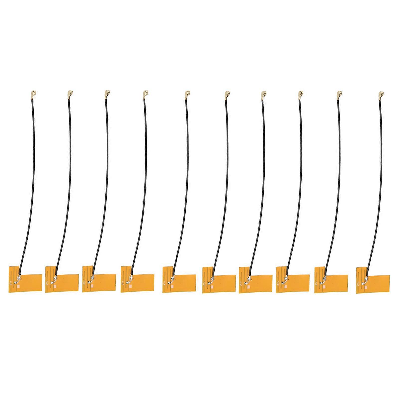 10Pcs Stable Signal Transmission Wide Range Strong Anti Oxidation Ability FPC Soft Board Internal Antenna 50W