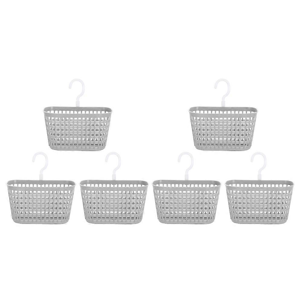 Wall Hanging Basket for Storage Use 6Pcs Plastic Kitchen Organizer