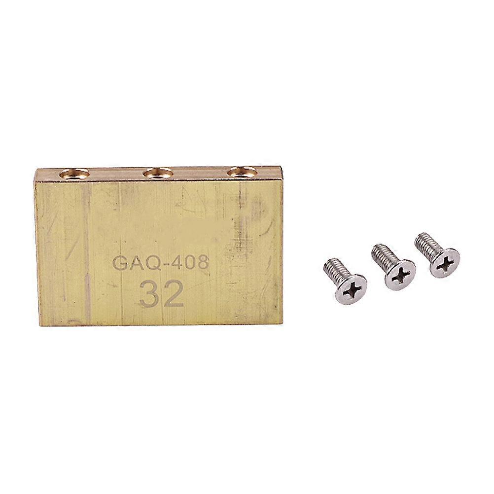 Guitar Parts Copper Base Block for Vibration Transfer Guitarists 1Set