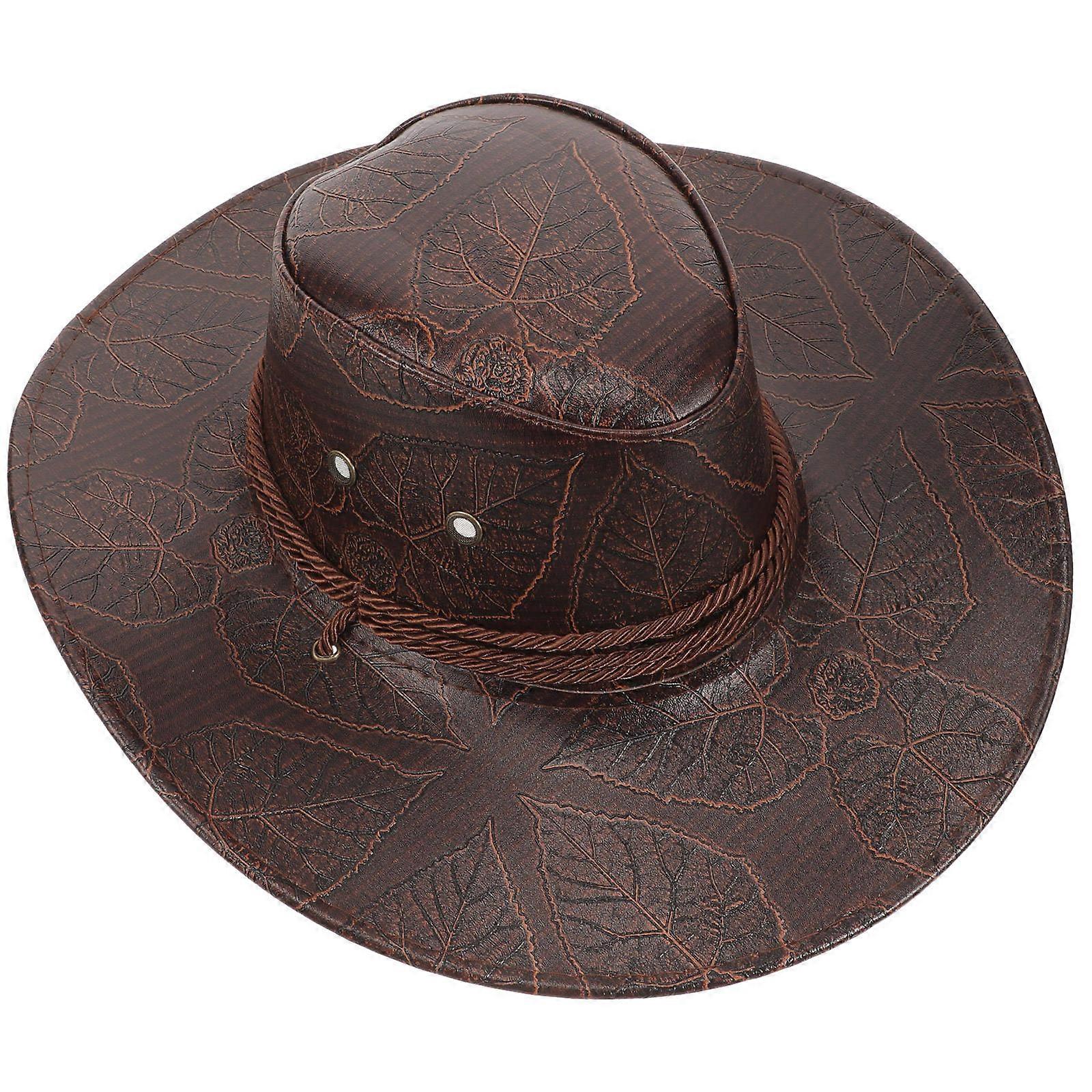 Here's a polished product description based on your input:

 

**Stylish Decorative Cowgirl Hat – Printed Western Hat for Outdoor Adventures,