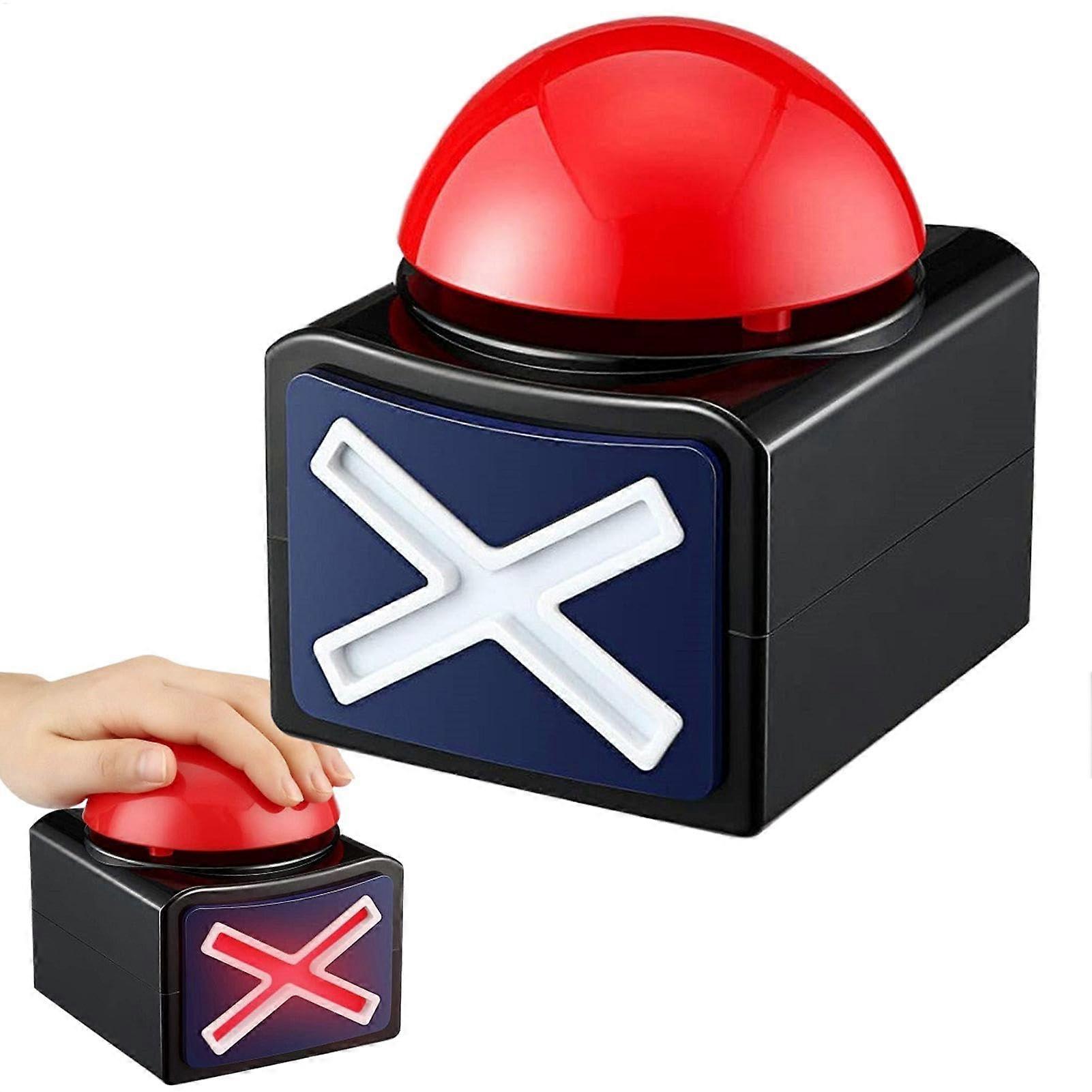 Game Answer Buzzer with Light and Sound for Quiz Games, Quiz Buzzer Button, Summer Games