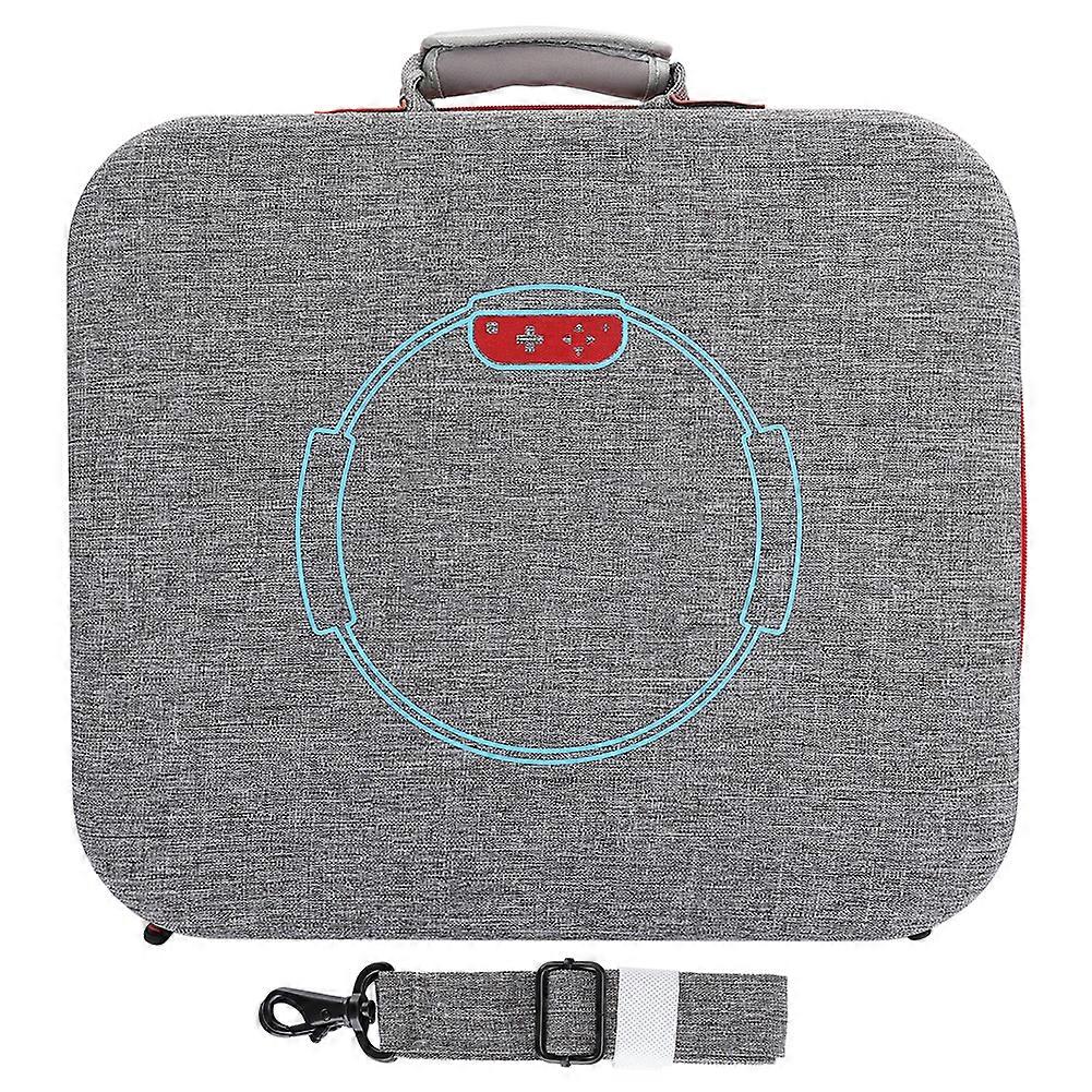 Portable EVA Multifunction Storage Shoulder Bag Hold Fitness Ring Base for Switch Host