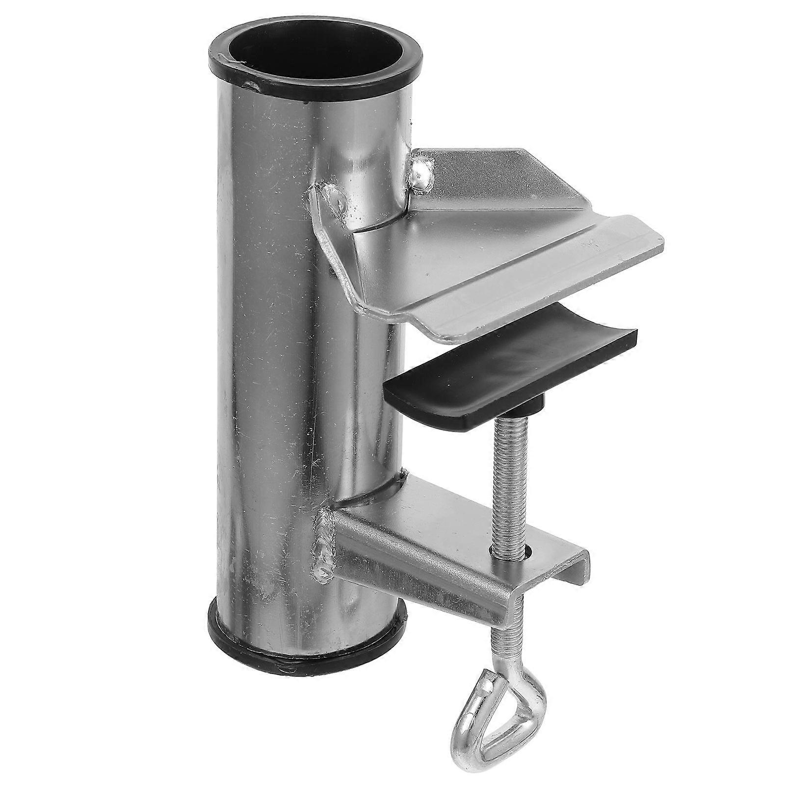 Umbrella Clamp Stand Holder Outdoor Heavy Duty Umbrella Mount Clip Holder Outdoor Umbrella Stand Patio Umbrella Holder Parasol Tabletop Bracket Paraso